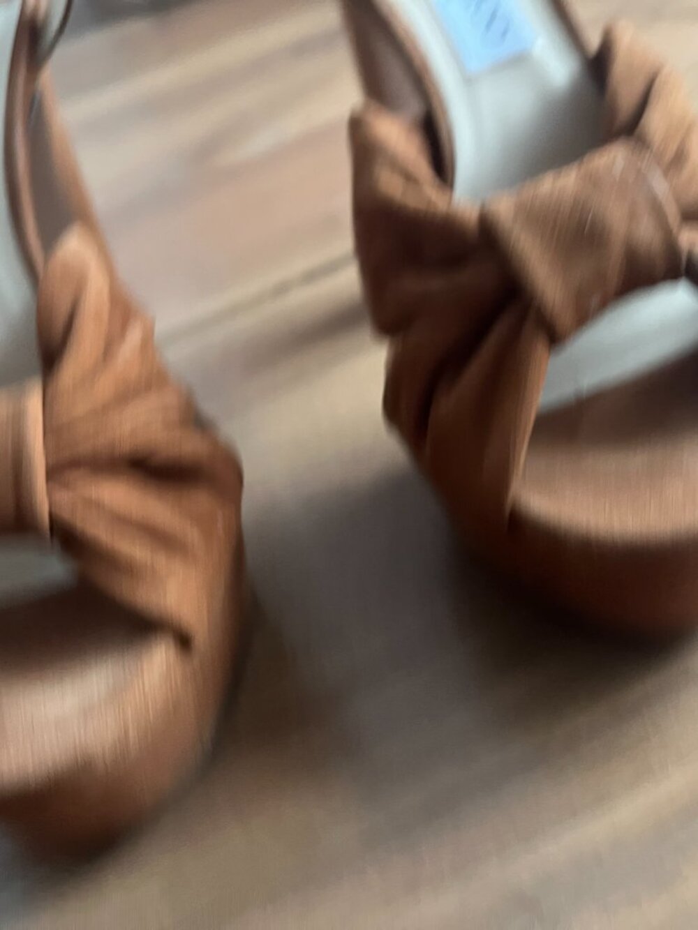 Jimmy Choo Heloise 120 Knotted Suede Platform Sandals - Picture 2 of 10